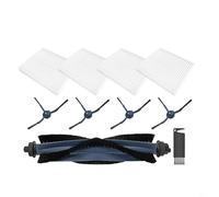 Entgoinggo Para Eufy G50 para Hybrid L60 Accesorios: Cepillo de rodillo principal Cepillos laterales y filtros HEPA Kit Piezas de repuesto para el pelo de mascotas y mantenimiento de limpieza del
