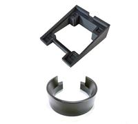 Entgoinggo Para Eureka Mignon MMG Molinillo de café dosificación para anillo con base de fuelle de silicona embudo sistema contenedor para molienda eficiente y limpieza en (base+anillo)