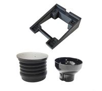 Entgoinggo Para Eureka Mignon MMG Molinillo de café dosificación para anillo con base de fuelle de silicona embudo sistema contenedor para molienda eficiente y limpieza en (base+fuelle)