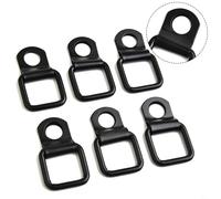 Entgoinggo Para Jeep para Wrangler JK para JL Tie Down D-Ring Hook Heavy Duty Swivel Cargo Anchor Points Lashing Eyes for Truck Bed Accessories and Gear Organization