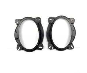 Entgoinggo Para Toyota para Prado y Land para Cruiser Placas adaptadoras de montaje de altavoz trasero para maletero Juntas de interfaz de audio para reducir la vibración y mejorar la calidad del