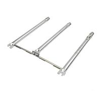 Entgoinggo Para Weber para Spirit 300 Series Grill Quemador de acero inoxidable Piezas de repuesto para Weber Para Spirit II E-310 E-320 E-330 Gas BBQ con panel de control frontal