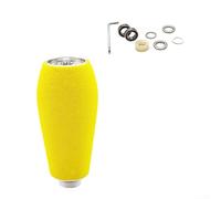 Entgoinggo Pomo de carrete de cebo para espátula Daiwa para Antares para ZILLION EVA mango de metal piezas de repuesto compatibles con accesorios de carretes de pesca DRT MK1 (1 juego plateado)