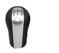 Entgoinggo Pomo de palanca de cambios manual de cuero cromado mate, para Toyota, para Corolla, para Yaris, para Vitz, para RAV4, para Aygo, para Verso, para Avensis 5 Palanca de 6 velocidades (5