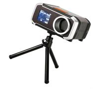 Entgoinggo Proyectil de velocímetro digital LCD para probador de velocidad para y para BBS medidor de funcionamiento preciso con 8 idiomas compatible con iOS y para dispositivos Android