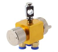 Entgoinggo Pulverizador automático A-100, para boquilla de máquina blister y regulador de presión de aire de soldadura por onda con punta de acero inoxidable para pintura industrial (1.0mm)