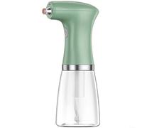 Entgoinggo Pulverizador de aceite eléctrico, con Turbo Boost recargable, tipo C, atomizador de niebla de cocción de modo dual, para hornear y asar botella de spray portátil (verde)