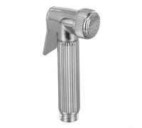 Entgoinggo Pulverizador de bidé de mano, cabezal rociador de bidé de inodoro con control ergonómico de gatillo y spray de agua suave para uso sanitario, ducha para mascotas