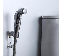 Entgoinggo Pulverizador de bidé de mano, para inodoro ABS Shattaf Douche, con control de gatillo, spray suave, para limpieza de pisos de mascotas femeninas, conexión G 1/2