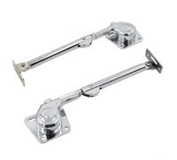 Entgoinggo Puntales de gas, ajustable lento hacia abajo elevación soporte bisagras de cierre suave para un funcionamiento suave sin ruido para la puerta del armario de cocina