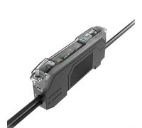 Entgoinggo Sensor digital de fibra óptica, con pantalla dual de 50 s de respuesta rápida NPN/PNP salida antiinterferencia, para automatización industrial y detección de objetos pequeños (FM E23M)