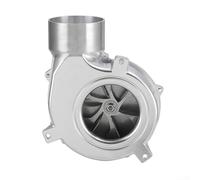 Entgoinggo Soplador de chimenea resistente al fuego, ventilador de hierro resistente a altas temperaturas, 203 mm x 79 mm, bajo ruido, 2000 RPM, 30 W, plateado