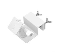 Entgoinggo Soporte de aluminio para panel solar, montaje ajustable de 360 ° para Tesla y Ecoflow, techo resistente para soporte de borde con bloqueo de ángulo para seguridad en el hogar