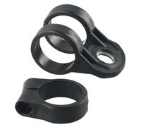 Entgoinggo Soporte de clip de gancho de arnés de desbrozadora, para piezas de recortadora de cuerdas de eje de 26 mm, accesorios de equipo eléctrico al aire libre, fácil instalación, plástico negro