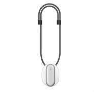 Entgoinggo Soporte magnético en el pecho para PLAUD Note Pin AI ajustable de liberación rápida con cordón ajustable para collar (blanco)