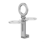 Entgoinggo Soporte magnético para teléfono con rotación de 360° y soporte ajustable para anillo y cámaras Arlo, aleación de aluminio ligero, diseño antideslizante para viajes a casa