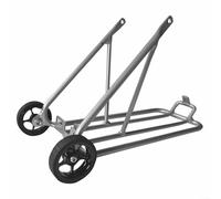 Entgoinggo Soporte trasero plegable de aleación de aluminio con rueda fácil para portabicicletas Brompton de 16 pulgadas para marco de alforja compatible con neumáticos de 1-3/8 (D)