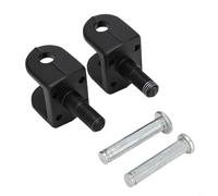 Entgoinggo Soportes de conexión de estriberas de aleación de aluminio para Surron para bicicleta eléctrica Light Bee S/X, kit de montaje de pedal resistente con pernos para una conducción segura fuera