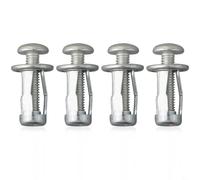 Entgoinggo Tornillos de expansión anclajes de pared para fijaciones de pared huecas, acero al carbono chapado en zinc para pernos de palanca con tuercas acampanadas para construcción de bricolaje en