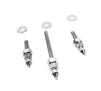 Entgoinggo Tornillos de parabrisas con pinchos para modelos Touring 2014-2023, juego de tornillos de montaje cromados o negros, kit de accesorios de carenado personalizado para actualización de