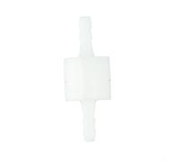 Entgoinggo Válvula de retención de vía sin retorno para línea de combustible, vehículo recreativo; plástico en línea evita el reflujo para sistemas de agua, gasolina, diésel y aceite (4 mm)