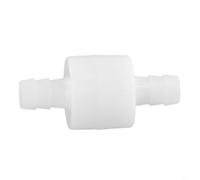Entgoinggo Válvula de retención de vía sin retorno para línea de combustible, vehículo recreativo; plástico en línea evita el reflujo para sistemas de agua, gasolina, diésel y aceite (8 mm)