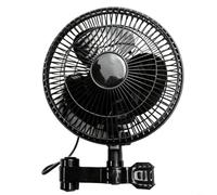 Entgoinggo Ventilador de clip oscilante, para tiendas de campaña: rotación de 90 grados, con velocidades ajustables, circulación de aire silenciosa, para plantas de interior, dormitorios y áreas de