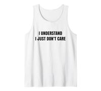 Entiendo Que Simplemente no me Importa Camiseta sin Mangas
