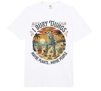 Entierro Cosas Que Tal Vez Plantas Personas, Jardinero Divertido Skelteon Comfort Colors Adult Heavyweight T-Shirt