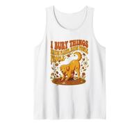 Entierro Cosas Tal Vez Plantas Tal Vez Gente Golden Retriever Camiseta sin Mangas