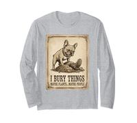 Entierro Cosas Tal Vez Plantas Tal Vez Personas Bulldog Francés Manga Larga