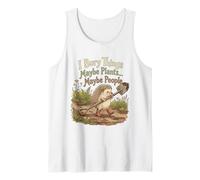 Entierro Cosas Tal Vez Plantas Tal Vez Personas Erizo Jardinería Camiseta sin Mangas