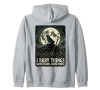 Entierro Cosas Tal Vez Plantas Tal Vez Personas Perro Howling Moon Sudadera con Capucha