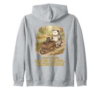 Entierro Cosas Tal Vez Plantas Tal Vez Personas | Zarigüey Sudadera con Capucha