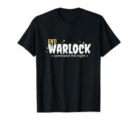 ENTJ Warlock Command The Night Spooky Season Divertido Camiseta