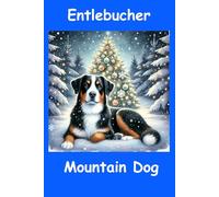 Entlebucher Mountain Dog Christmas Notebook