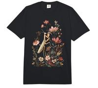 Entomología de Insectos Florales de Flores Silvestres Mantis Religiosa Comfort Colors Adult Heavyweight T-Shirt