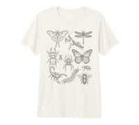 Entomología Especies de Insectos Historia Natural científica mínima Camiseta Premium