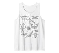 Entomología Especies de Insectos Historia Natural científica mínima Camiseta sin Mangas