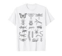 Entomología Insectos Cuadro de Especies Taxonomía Científica de Insectos Camiseta