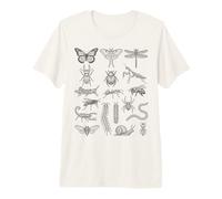 Entomología Insectos Cuadro de Especies Taxonomía Científica de Insectos Camiseta Premium