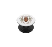 Entomología única de escarabajos criadores de invertebrados PopSockets PopGrip Adhesivo