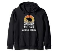 Entomólogo Bug Lover Advertencia Hablará de Bugs Funny Sudadera con Capucha