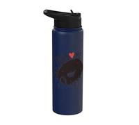Entomólogo de insectos con imán para acampar Ticks Love Me Stainless Steel Insulated Water Bottle