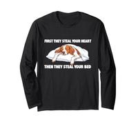 Entonces te roban la Cama - Brittany Spaniel Dog Mom Manga Larga