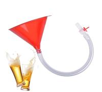 Entonnoir à Bière - 20,4 x 16,5 cm Beer PP, récipient Réutilisable avec Tuyau 60 cm Anti-Fuite | Accessoire Fête Barbacoa Camping Université Plage Étudiant Jeu Groupe Amis Boisson Flux Continu