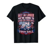 Entra en el Perdedor, Vamos a Buscar tu Bandera de Pelota de Golf de EE. UU Camiseta