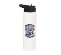Entra en el perdedor, vamos a buscar tu bandera de pelota de golf de EE. UU Stainless Steel Insulated Water Bottle