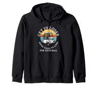 Entra en Perdedor Vamos a Buscar tu Bola Vintage Sudadera con Capucha