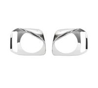 entrada aire capó Ajuste para Suzuki Jimny 2007-2017 2016 2015 2014 cubierta decorativa lámpara luz faro coche(Silver)